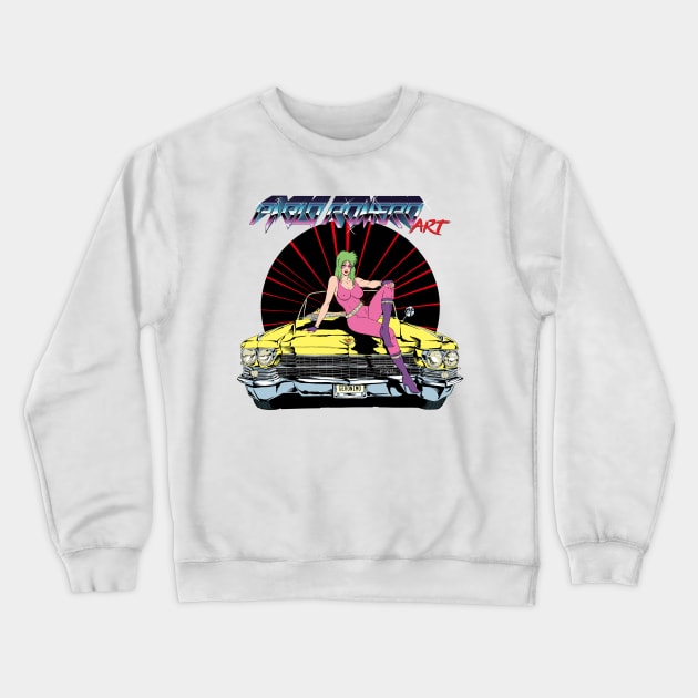 Geronimo's Cadillac Crewneck Sweatshirt by Pablo Romero Art